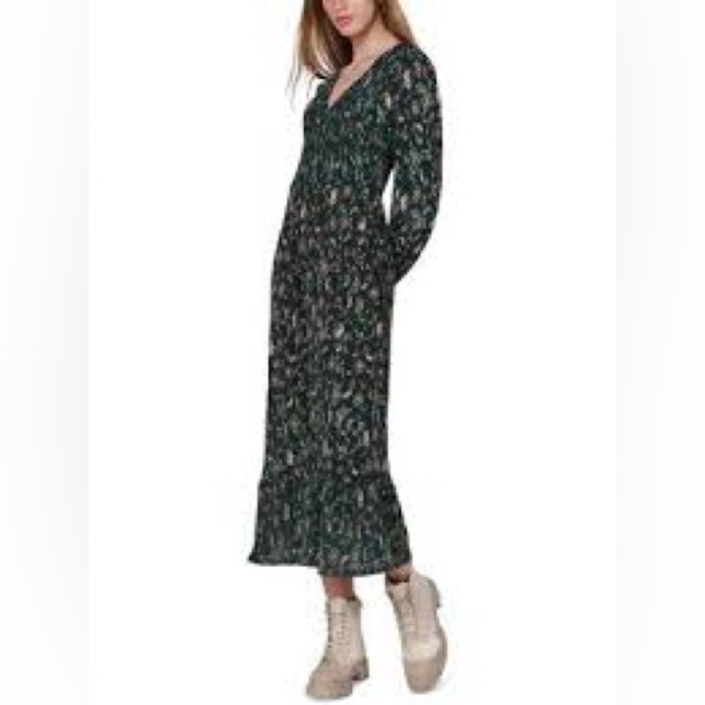 Black Tape Smocked Maxi Dress